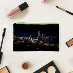 Night City Seoul Travel Korea Sky Cosmetic Bag (xs) by Pakrebo