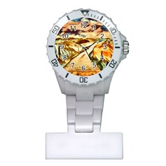 Painting Expressive Colors Texture Plastic Nurses Watch by Pakrebo