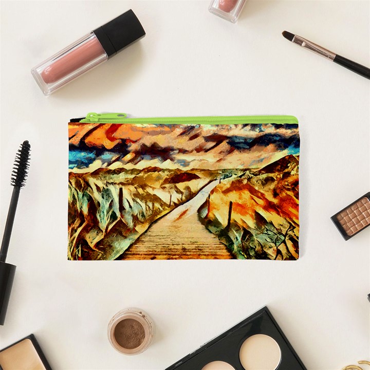 Painting Expressive Colors Texture Cosmetic Bag (XS)