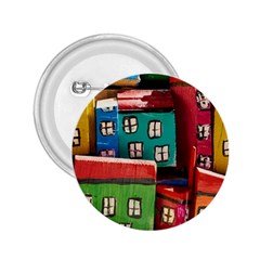 Houses Handmade Cultural 2 25  Buttons