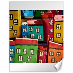 Houses Handmade Cultural Canvas 18  X 24  by Pakrebo