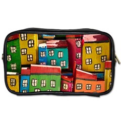 Houses Handmade Cultural Toiletries Bag (one Side) by Pakrebo