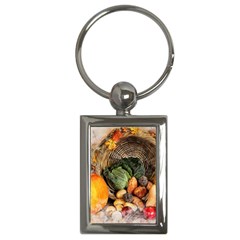 Pumpkin Vegetables Autumn Key Chain (rectangle) by Pakrebo