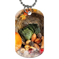 Pumpkin Vegetables Autumn Dog Tag (one Side) by Pakrebo