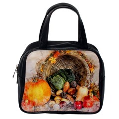 Pumpkin Vegetables Autumn Classic Handbag (one Side) by Pakrebo