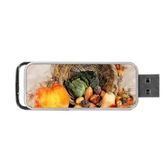 Pumpkin Vegetables Autumn Portable Usb Flash (one Side) by Pakrebo