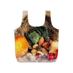 Pumpkin Vegetables Autumn Full Print Recycle Bag (s) by Pakrebo