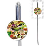 Eat Food Background Art Color Book Mark Front