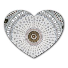 Cami Texture Pattern Architecture Heart Mousepads by Pakrebo