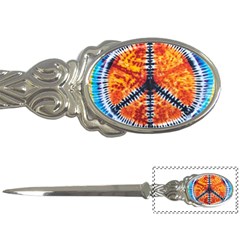 Tie Dye Peace Sign Letter Opener by Pakrebo