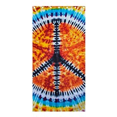 Tie Dye Peace Sign Shower Curtain 36  X 72  (stall)  by Pakrebo