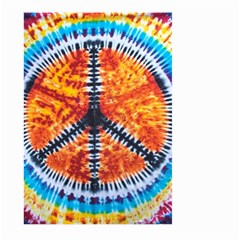 Tie Dye Peace Sign Large Garden Flag (two Sides) by Pakrebo