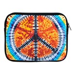 Tie Dye Peace Sign Apple iPad 2/3/4 Zipper Cases Front