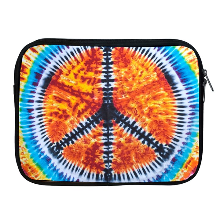 Tie Dye Peace Sign Apple iPad 2/3/4 Zipper Cases