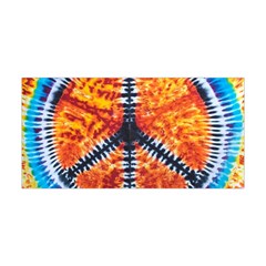 Tie Dye Peace Sign Yoga Headband by Pakrebo