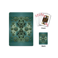 Tree In Golden Meditative Frames Playing Cards (mini) by pepitasart