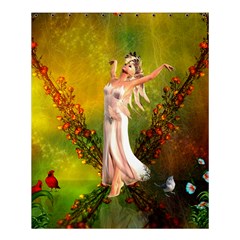 Beautiful Fairy With Wonderful Flowers Shower Curtain 60  X 72  (medium)  by FantasyWorld7