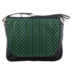 Most Overwhelming Key - Green - Messenger Bag by WensdaiAmbrose