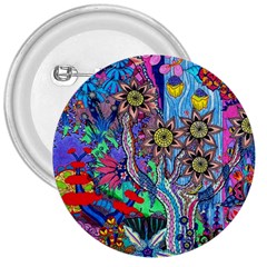 Abstract Forest  3  Buttons by okhismakingart