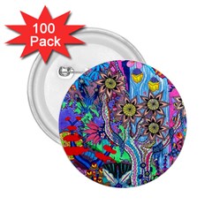 Abstract Forest  2 25  Buttons (100 Pack)  by okhismakingart