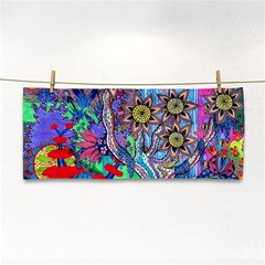 Abstract Forest  Hand Towel by okhismakingart