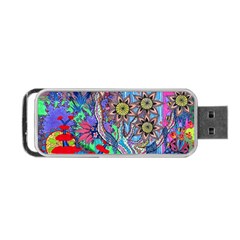 Abstract Forest  Portable Usb Flash (one Side) by okhismakingart