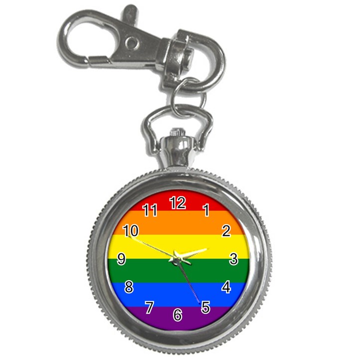 LGBT Rainbow Pride Flag Key Chain Watches