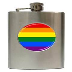 Lgbt Rainbow Pride Flag Hip Flask (6 Oz) by lgbtnation