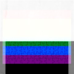 LGBT Rainbow Pride Flag Rectangular Jigsaw Puzzl