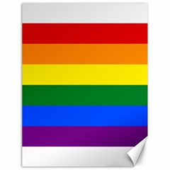 Lgbt Rainbow Pride Flag Canvas 18  X 24 