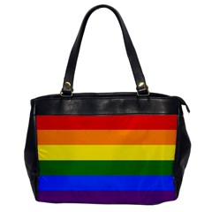 Lgbt Rainbow Pride Flag Oversize Office Handbag by lgbtnation