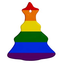 Lgbt Rainbow Pride Flag Ornament (christmas Tree) 