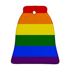 Lgbt Rainbow Pride Flag Ornament (bell)