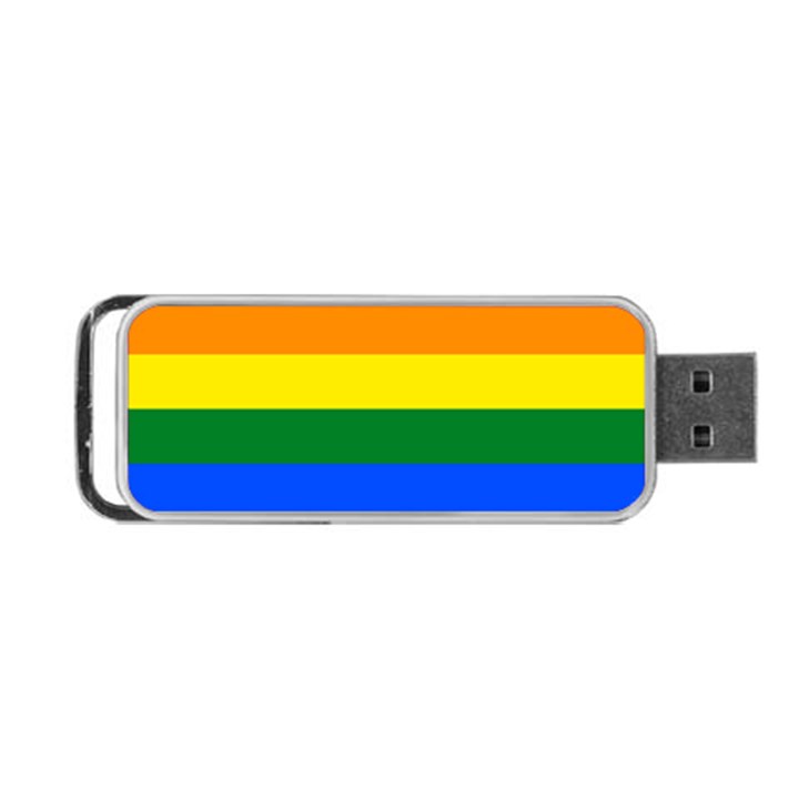 LGBT Rainbow Pride Flag Portable USB Flash (One Side)