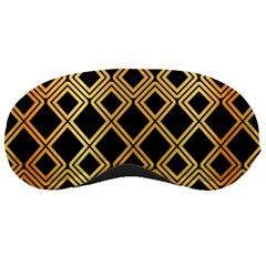 Arabic Pattern Gold And Black Sleeping Mask by Nexatart