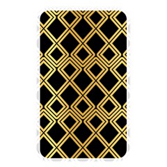 Arabic Pattern Gold And Black Memory Card Reader (rectangular) by Nexatart