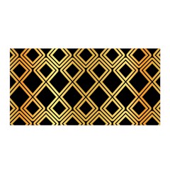 Arabic Pattern Gold And Black Satin Wrap by Nexatart