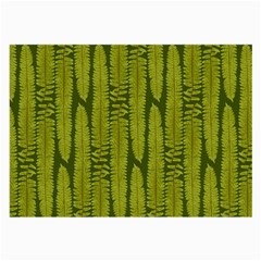 Fern Texture Nature Leaves Large Glasses Cloth by Nexatart