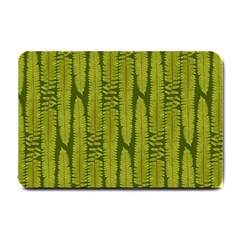 Fern Texture Nature Leaves Small Doormat  by Nexatart