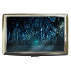 Trees Road Moonlight Avenue Cigarette Money Case by Nexatart