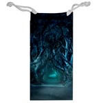 Trees Road Moonlight Avenue Jewelry Bag Back