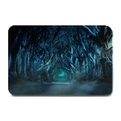 Trees Road Moonlight Avenue Plate Mats by Nexatart