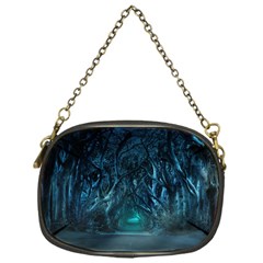 Trees Road Moonlight Avenue Chain Purse (one Side) by Nexatart