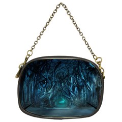 Trees Road Moonlight Avenue Chain Purse (two Sides) by Nexatart