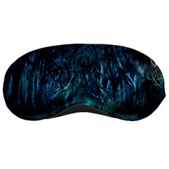 Trees Road Moonlight Avenue Sleeping Mask by Nexatart