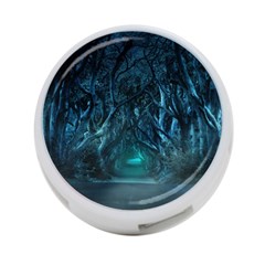 Trees Road Moonlight Avenue 4-port Usb Hub (two Sides) by Nexatart