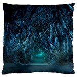 Trees Road Moonlight Avenue Large Cushion Case (Two Sides) Front