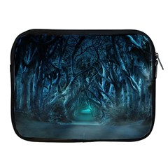 Trees Road Moonlight Avenue Apple Ipad 2/3/4 Zipper Cases by Nexatart