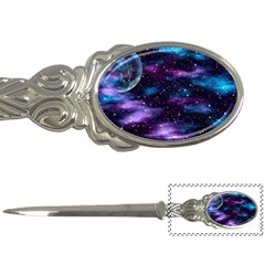 Background Space Planet Explosion Letter Opener by Nexatart