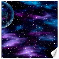 Background Space Planet Explosion Canvas 16  X 16  by Nexatart